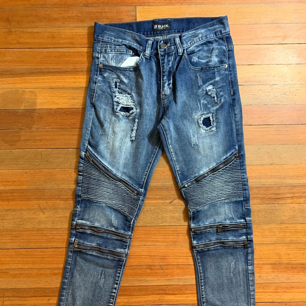 Jeans Moto style by Black